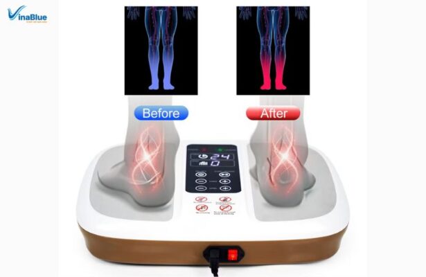 Xung điện nhẹ giúp kích thích hoạt động cơ bắp, hỗ trợ thư giãn và phục hồi sau vận động.